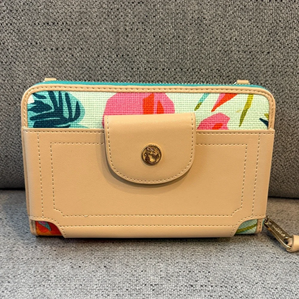 NWOT** Spartina 449 Floral Women's Wallet - Picture 1 of 4